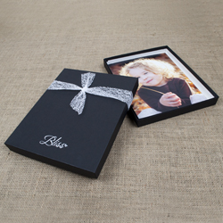 Black Kraft Box Starter Pack w one color logo imprint